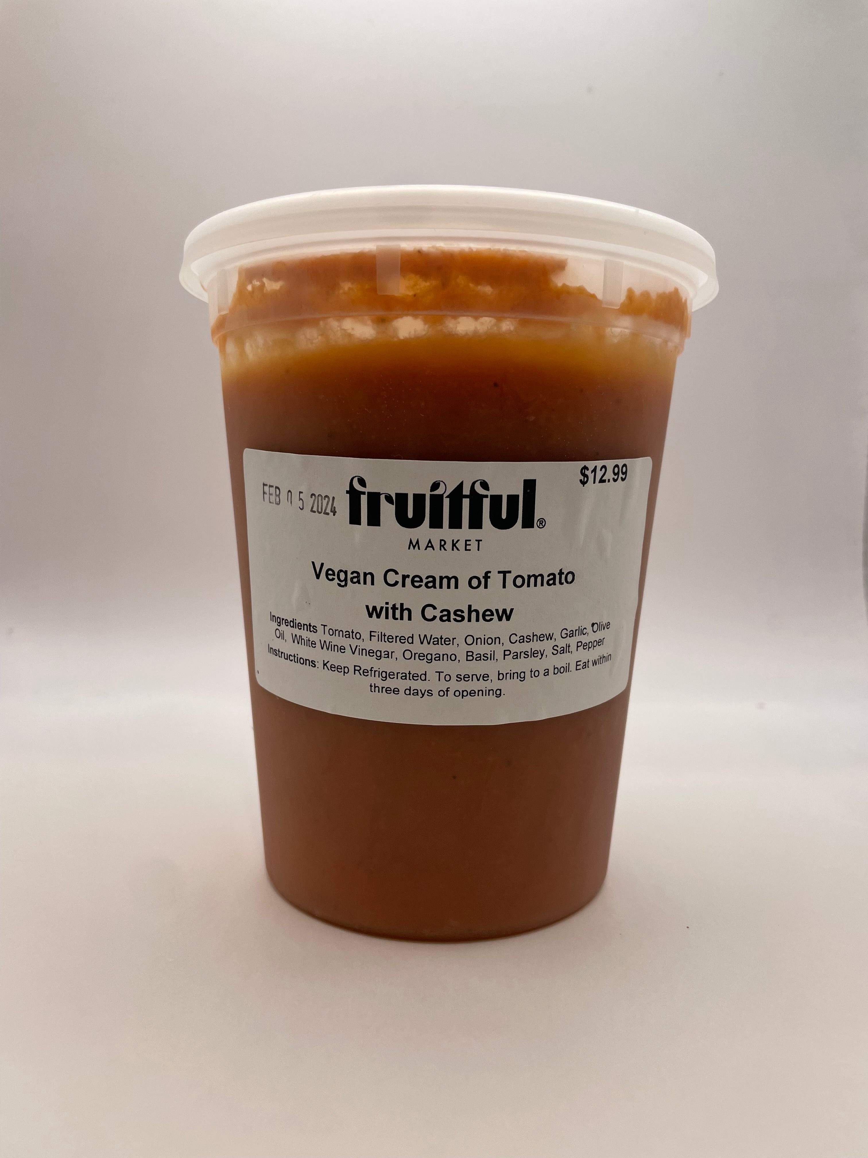 Vegan Cream of Tomato with Cashew
