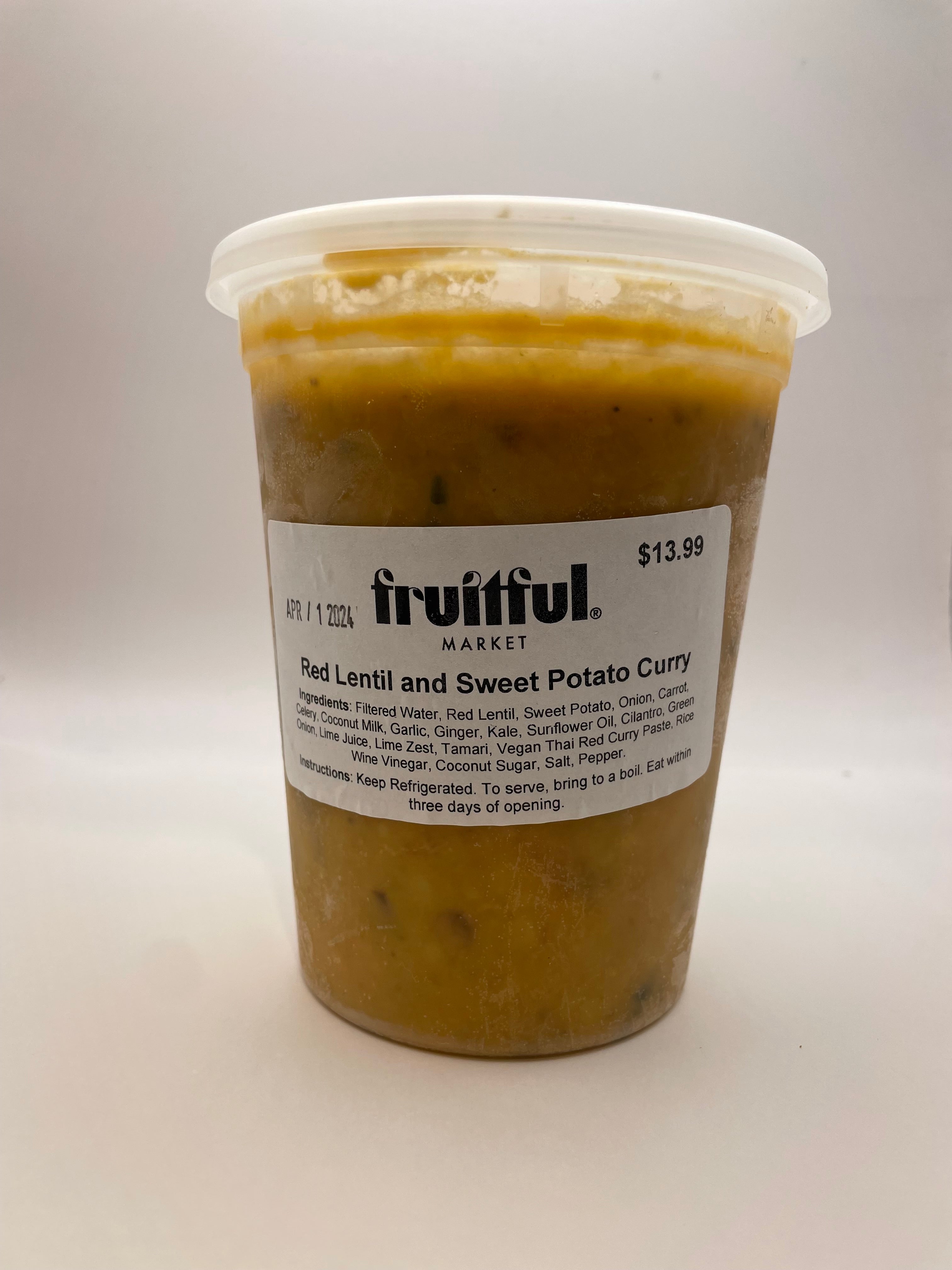 Thai Red Lentil, Sweet Potato, and Kale